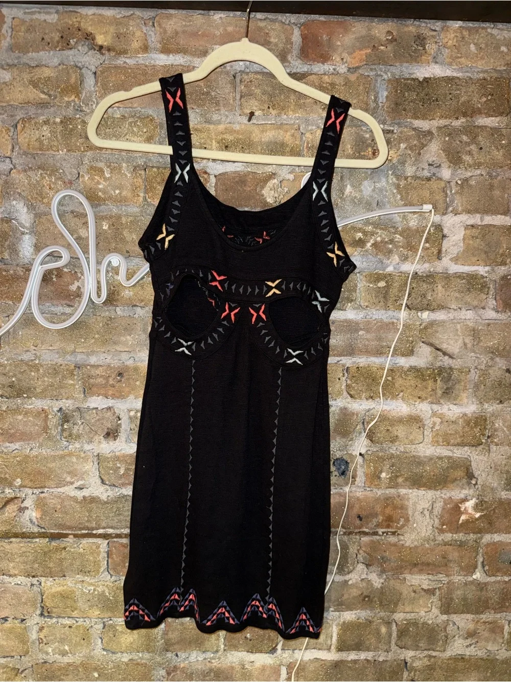 Free People Song Of The South Bodycon Mini Dress - Size Small